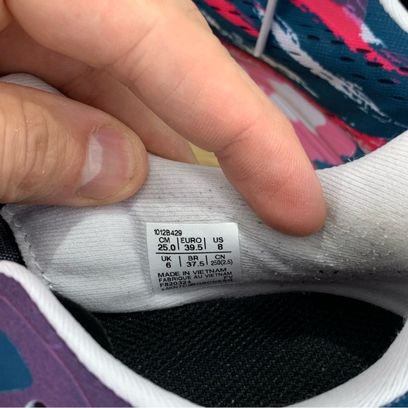 Asics Noosa TRI 15 Restful Teal/Hot Pink Running Shoes Women’s Size 8 - Picture 10 of 10